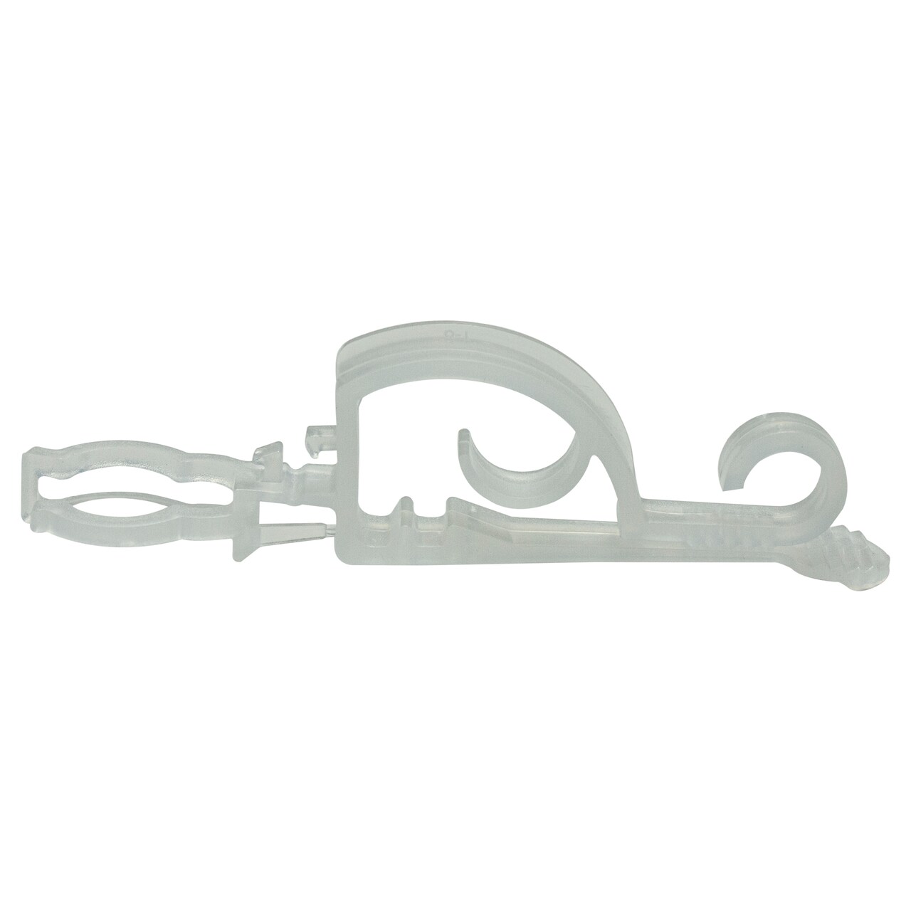 Simple Living Set of 100 Clear Max Pro Anywhere Christmas Light Clips